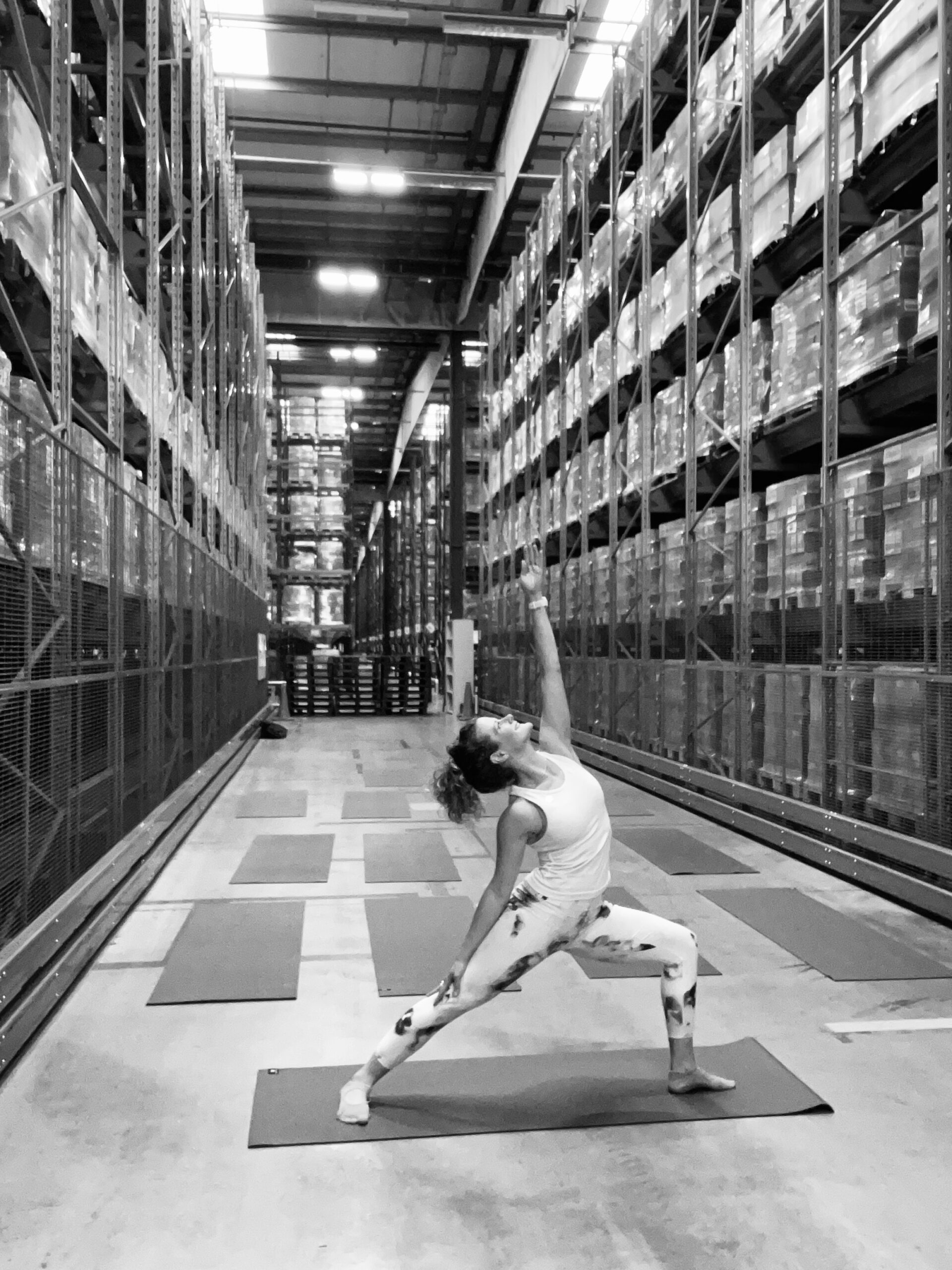 Corporate Yoga at Loreal Warehouse, Manchester